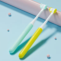 Adult U-shaped toothbrush 2 (Blue + yellow)