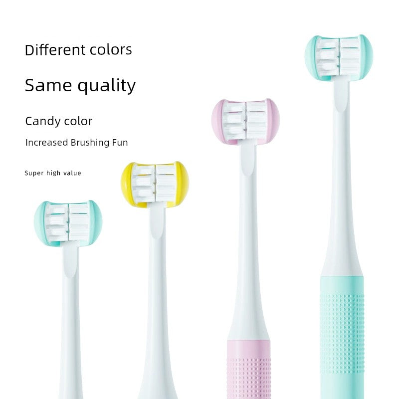 AquaFresh Three Sides Soft-Bristle Toothbrush